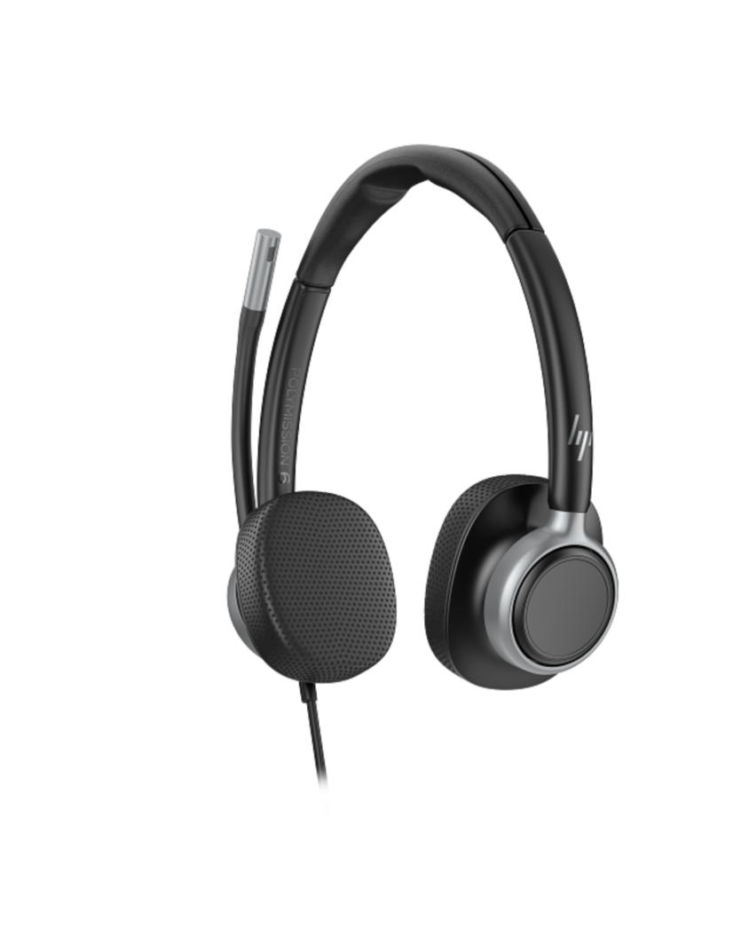Poly Mission 625 - Duplo aurilar com courino C01C6AA