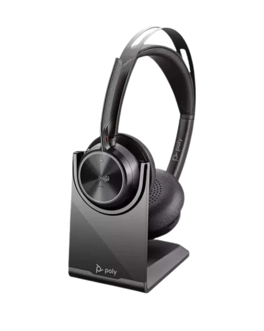 Poly Voyager Focus 2 Com Base Carregadora